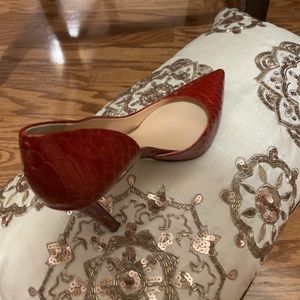Red Jessica Simpson heel